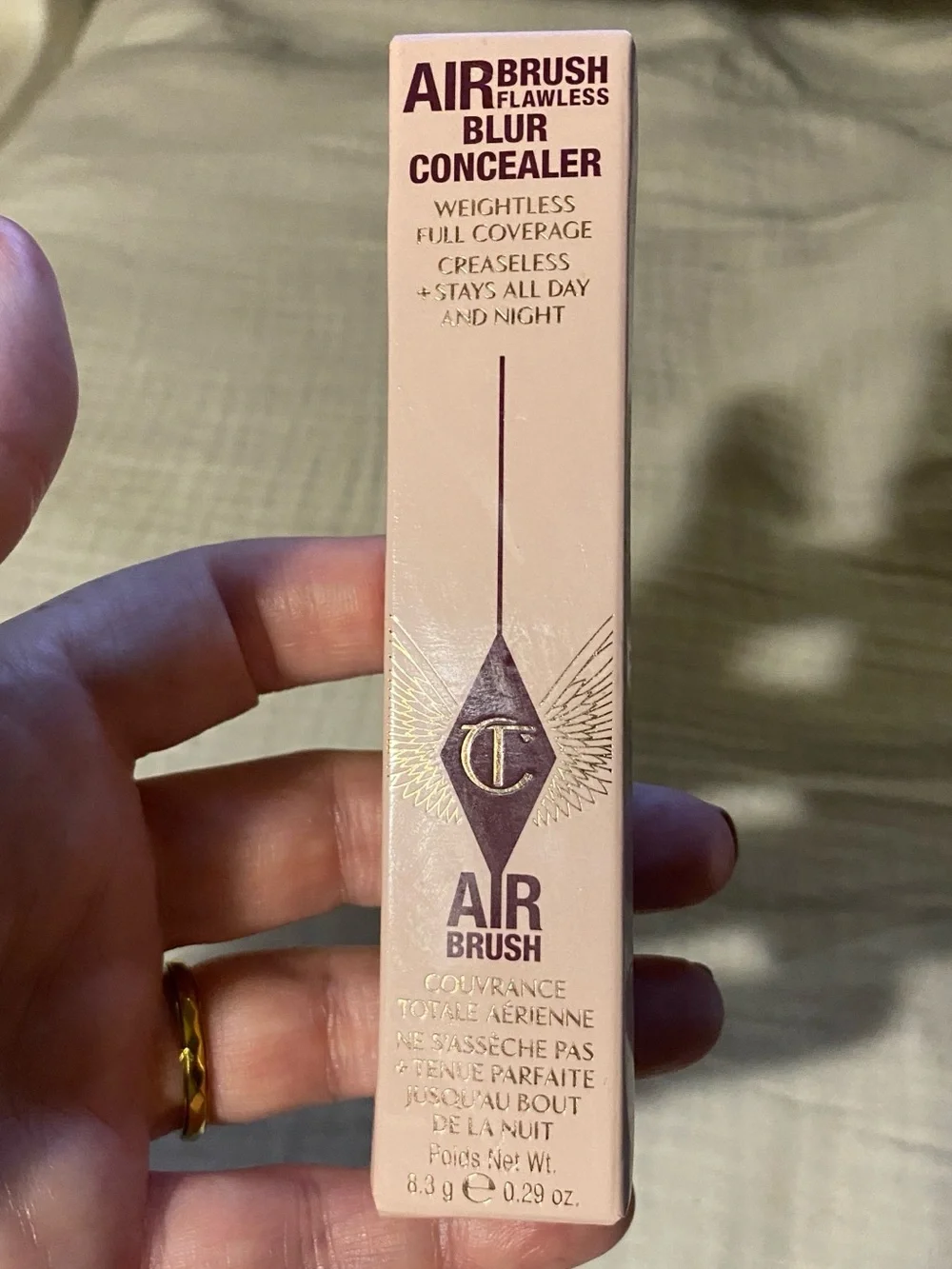 Charlotte Tilbury Airbrush Flawless Blur Concealer - 13 deep makeup